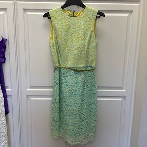Maggie London adorable lace over lay dress, only worn for Easter sz 10